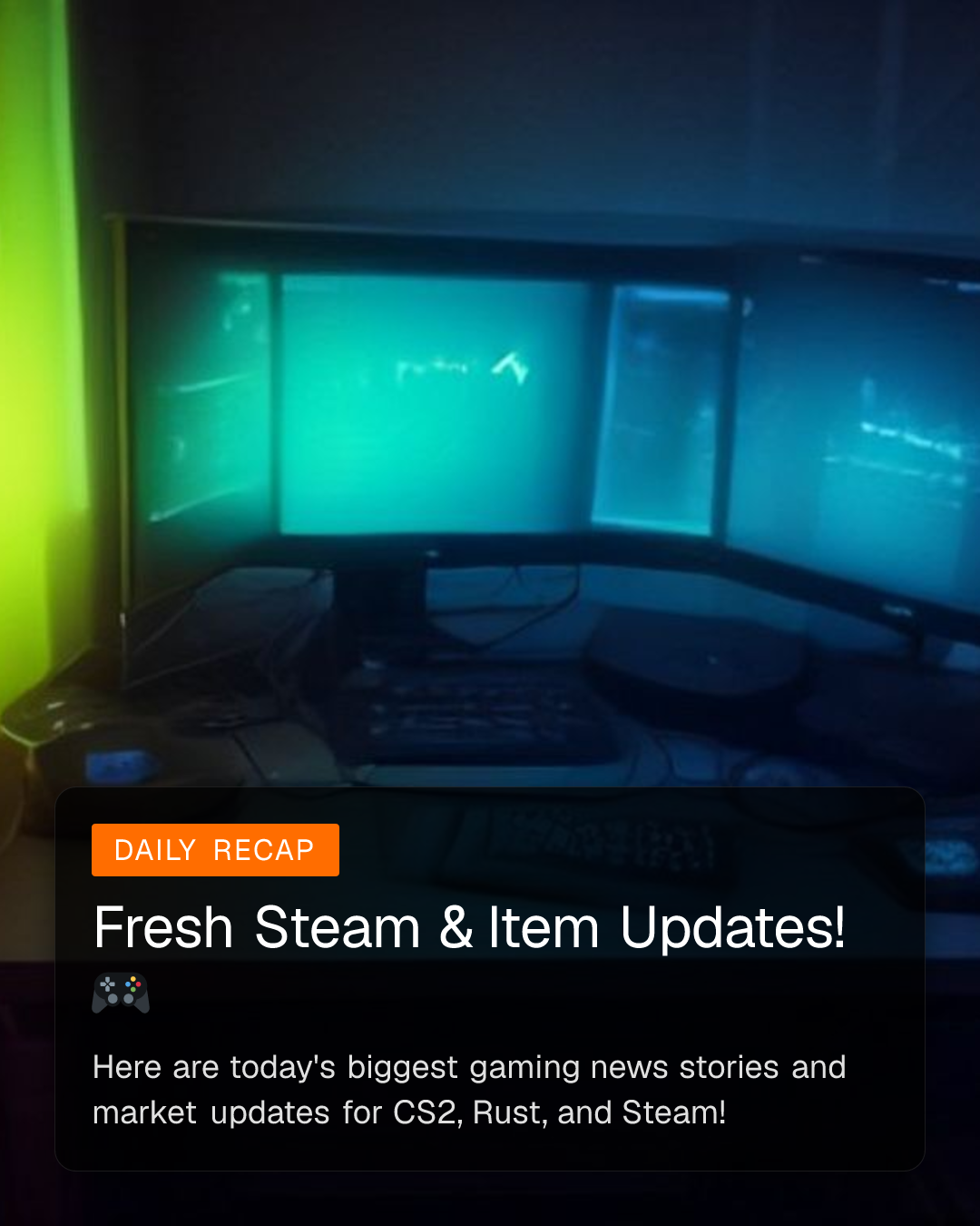 Fresh Steam & Item Updates! 🎮 (1/6)
