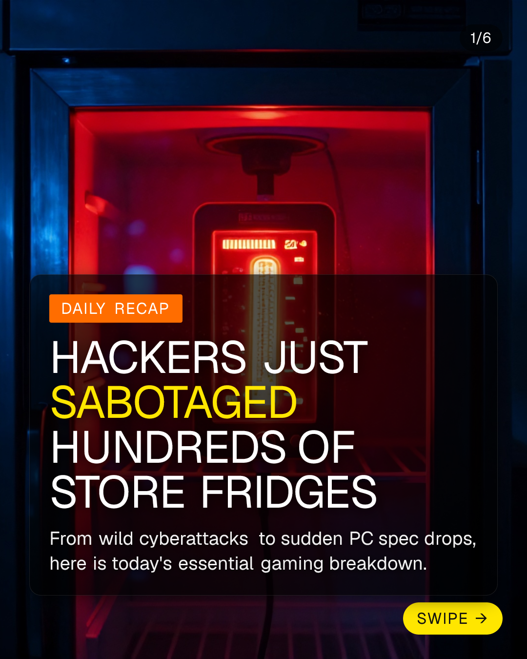 Hackers just sabotaged hundreds of store fridges (1/6)